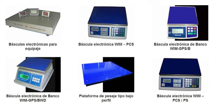 BASCULAS Y PLATAFORMAS DE PESAJE